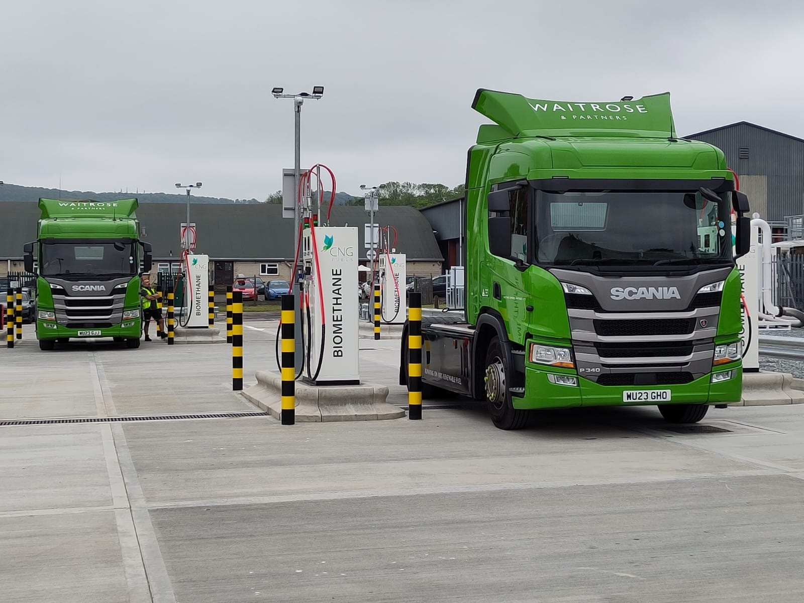 Waitrose Trucks Aylesford